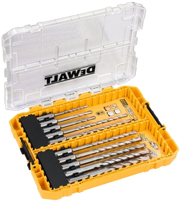 Grąžtas Grąžtų betonui rinkinys DeWalt DT70753; 10 vnt.