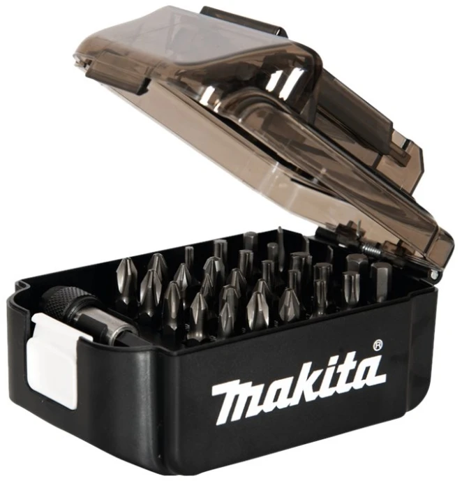 MAKITA ANTGALIŲ RINKINYS + LAIKIKLIS 31 vnt. /12 RINKINIŲ/