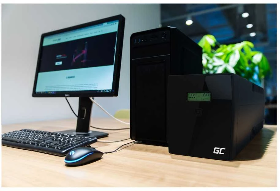 Green Cell Žalias Cell GREENCELL UPS Power Proof 2000VA 1200W