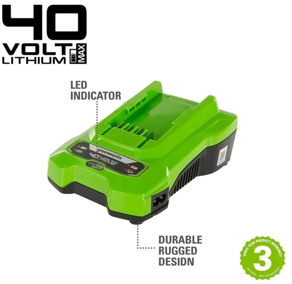 Greenworks 40V universalus įkroviklis