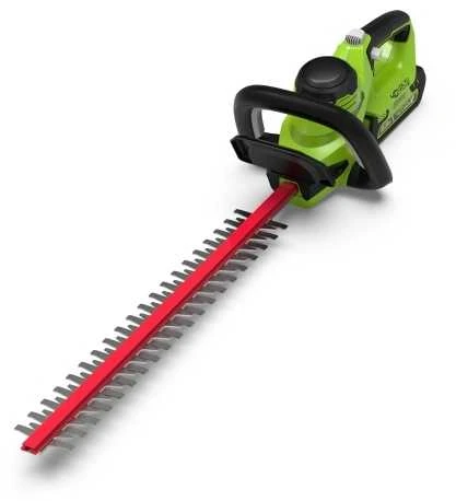 Gyvatvorių žirklės Greenworks G40HT61K2; 40 V; 1x2,0 Ah; 61 cm ilgio; akumuliatorinės