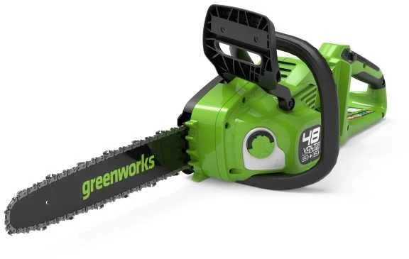 Grandininis pjūklas Greenworks GD24X2CS36; 2x24 V; 36 cm juosta (be akumuliatoriaus ir pakrovėjo)