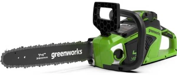 Grandininis pjūklas Greenworks GD40CS15; 40 V; 35 cm juosta (be akumuliatoriaus ir pakrovėjo)