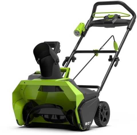 Sniego valytuvas Greenworks GD40ST; 40 V (be akumuliatoriaus ir pakrovėjo)