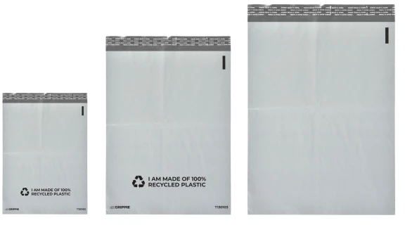 Dymo Grippie Postpose 100% su recyklingu 340x420mm Pojedynczy dirželis klejący 100 vnt Baltas (T130103)