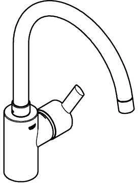 Grohe - Kriauklės vienakomandinis maišytuvas