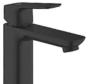 Praustuvo maišytuvas Grohe Cubeo ES, 1/2", M dydžio, su PushOp d.v.matinė juoda sp.