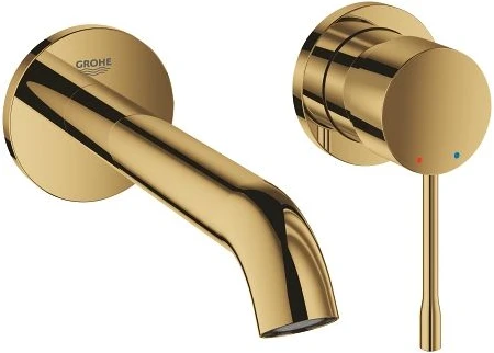 Grohe Essence 2-jų dalių praustuvo maišytuvas iš sienos 183mm. CoolSunrise