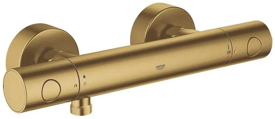Grohe Grohtherm 1000 Cosmopolitan M termostatinis dušo maišytuvas – šlifuoto žalvario