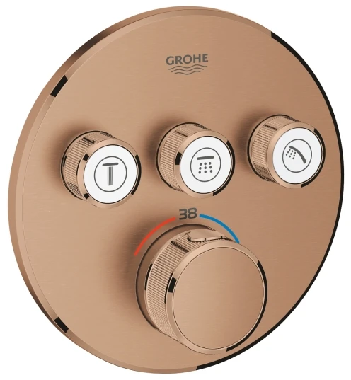 Grohe GROHTHERM Baterija POD.BRUSH.ŠILTA SAULE.