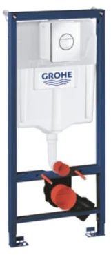 GROHE Rapid Fresh Flush paslėptas bakelis, 1,13 m aukščio, su chromuotu plastikiniu nuleidimo mygtuku, montuojamas vertikaliai / horizontaliai. Varžtų atstumas 180/230 mm.