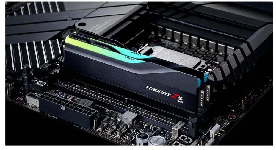 RAM G.SKILL Trident Z5 RGB DDR5 64GB 2x32GB 5600MHz CL36 1.25V XMP 3.0 juodas
