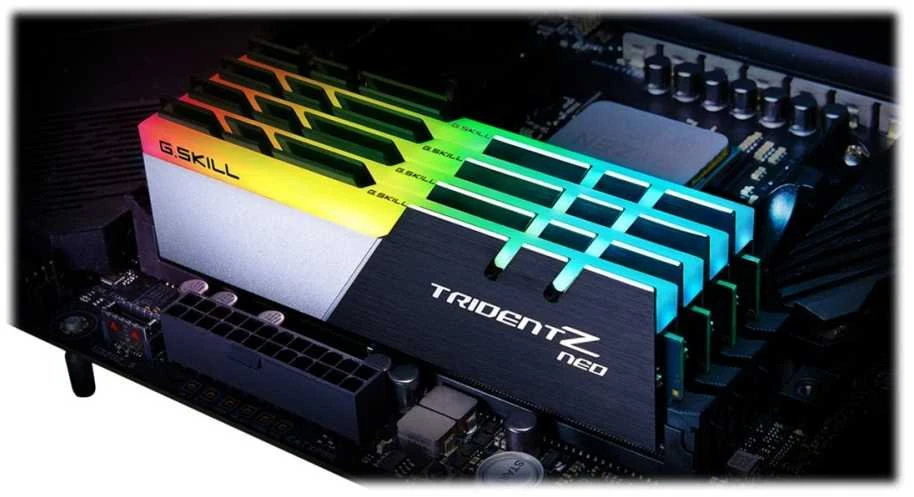 RAM G.SKILL F4-3600C18Q-32GTZN G.Skill Trident Z Neo (skirta AMD) DDR4 32GB (4x8GB) 3600MHz CL18 1.35V XMP 2.0