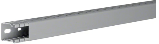 Hager Polo BA63002507030B tehaselito šukuotas kanalas BA6 25x30mm PVC pilkas BA63002507030B /2m/