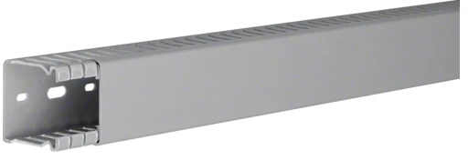 Hager Polo BA64004007030B tehaselito šukuotas kanalas BA6 40x40mm PVC pilkas BA64004007030B /2m/