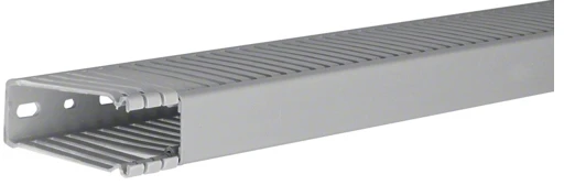 Hager Polo BA68002507030B tehaselito šukuotas kanalas BA6 25x80mm PVC pilkas BA68002507030B /2m/