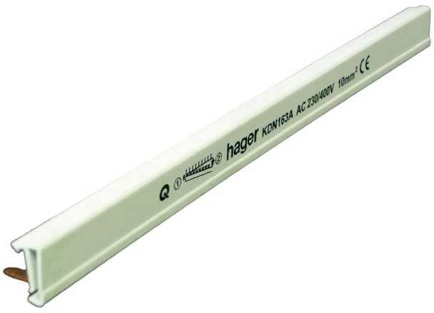 Izoliuota sujungimo šyna Hager KDN163A (1P, 12 mod., 10mm)