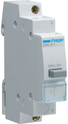 Hager modulinis mygtukas 16A 1Z SVN311