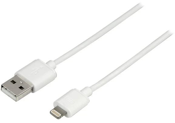 Hama USB-A - Lightning, 1,0m balta