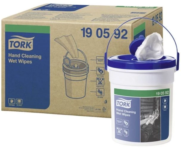 Servetėlės drėgnosios Tork Premium W14 (190592), 1 sluoksnis, baltos spalvos, 58 lapelių
