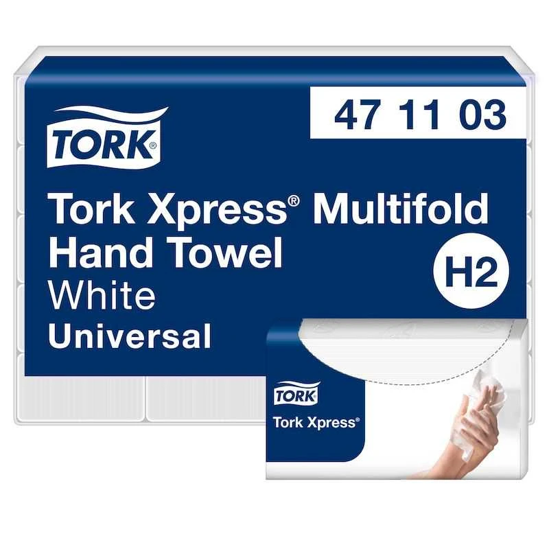 Lapelinis rankšluostinis popierius Tork Xpress Multifold Universal H2 2sl., 23,4 x 21,3 cm (20 vnt.)