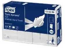 Rankšluostis Tork Xpress Advanced H2 Interfold 2 sluoksnių 21,3 x 24 x 8 cm, baltas, 21 vnt. po 180 lapų dėžutėje