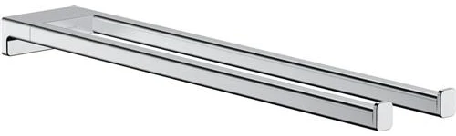 Hansgrohe dvieļu stienis AddStoris, divzaru, hroms