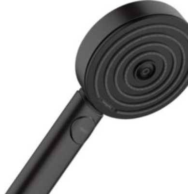 Dušo galvutė Hansgrohe Pulsify S 105, mat. juoda, Ø105 mm