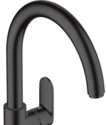 Virtuvinis maišytuvas Hansgrohe Vernis Blend M35 210, 71870670, juodas matinis