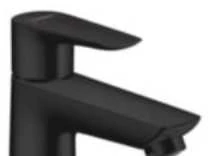 Juodas praustuvo maišytuvas Hansgrohe TALIS E 110 71710670