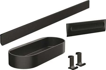Hansgrohe dušo krepšelis ovalus juodas (27967670)