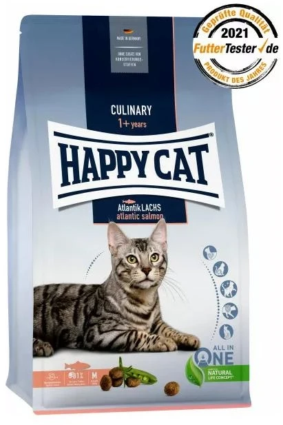 Happy Cat HAPPY CAT Kulinarija Atlantic lašiša sausas maistas suaugusiems katėms Atlanto lašiša 10 kg