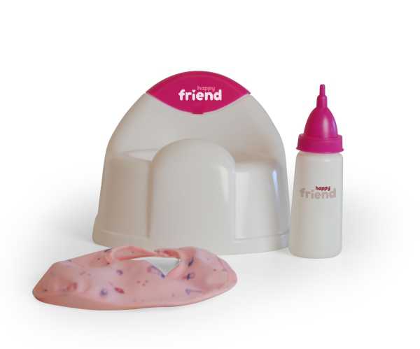 Happy Friend HAPPY FRIEND Puoduko rinkinys su buteliuku