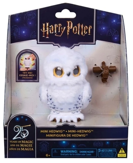 Harry Potter Hedviga Interaktyvi mini balta pelėda su judančiais sparnais