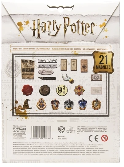 Pyramid Harry Potter (Wizardry) magnetukų rinkinys