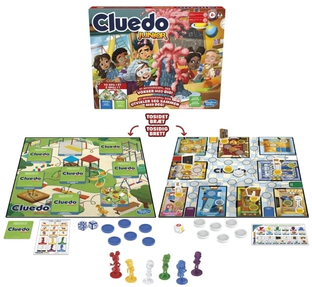 „Hasbro Gaming“ – „Clue Junior 2 viename“ žaidimai (F6419189)