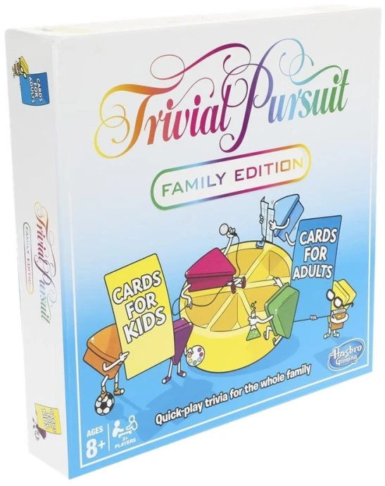 „Hasbro Gaming“ – „Trivial Pursuit“ – šeimos leidimas (DK) (E1921108)