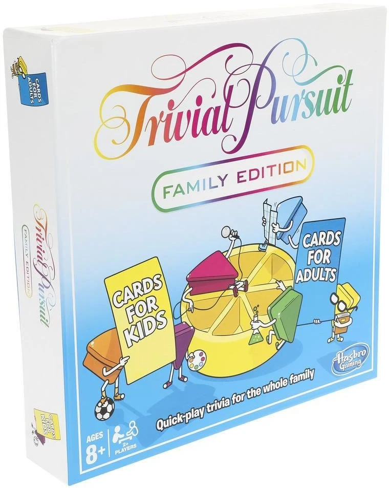 Hasbro Trivial Pursuit Family Edition smulkmenų žaidimas