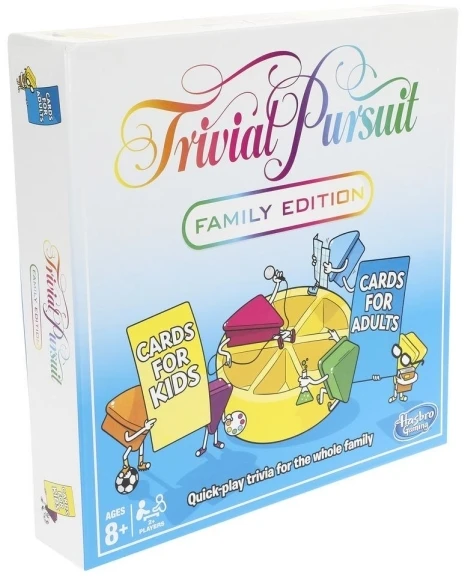 Hasbro Trivial Pursuit Family Edition smulkmenų žaidimas