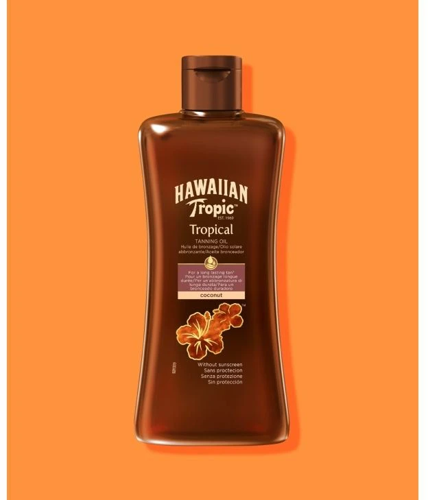 Hawaiian Tropic Tanning Oil Įdegį skatinantis aliejus, 200 ml
