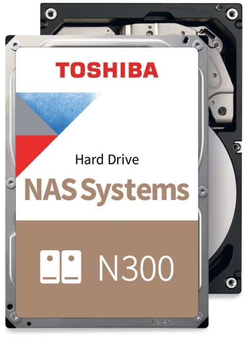 Toshiba 8,9 cm (3,5") 16 TB SATA3 NAS N300 7200 RPM vidinis kietasis diskas (bulk pakuotė)
