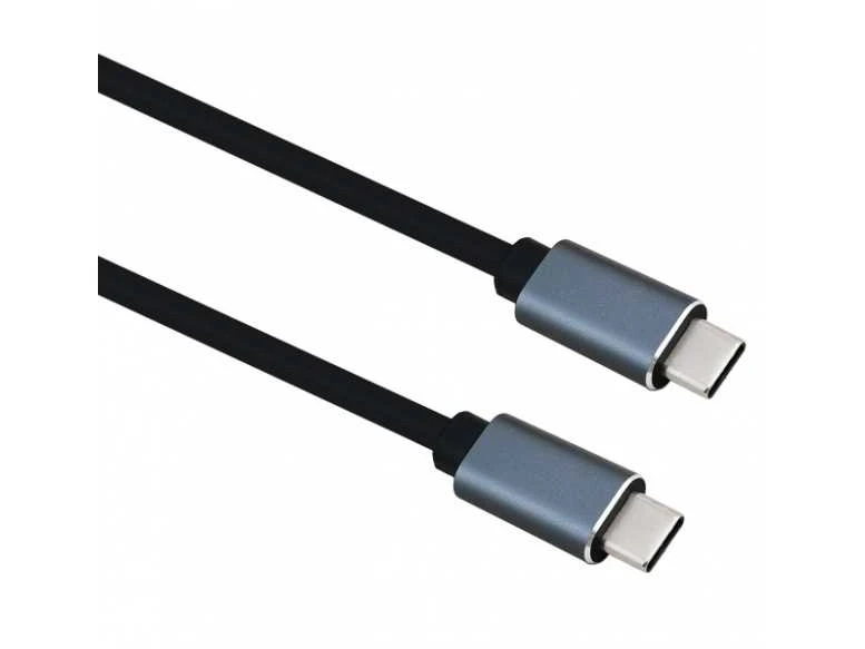 helos Anschlusskabel, USB 3.2 Type-C Stecker/Stecker, PREMIUM, 1,0m, juodas