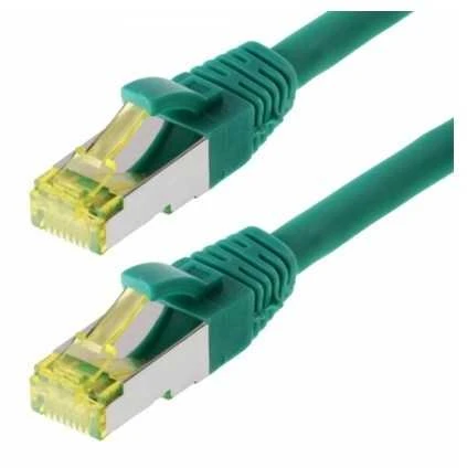 „helos“ jungiamasis kabelis „Cat 6a S/FTP RJ45“, žalias, 2 m, AWG26/7 LSZH GHMT