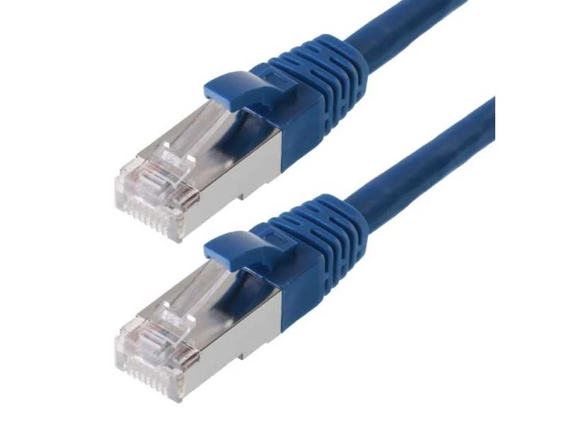 helos Patchkabel Cat 6 S/FTP RJ45 blau 1,5m AWG27/7 LSZH GHMT