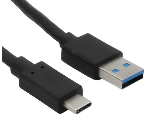 helos USB Type-C auf USB-3.2 Lade-/Datenkabel, 1 m, juodas