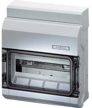 Hensel KV 1x12 skirstomasis skydelis su PE / N IP54 KV 1512