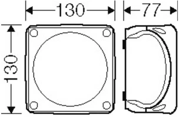 Hensel 62000337 ATEX jungiamoji dėžutė 2 ir 22 zonoms IP66 130x130x77mm juoda 5x6 mm Cu KX 0606 C