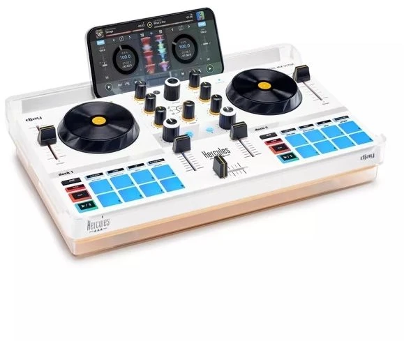 Hercules DJControl Mix Ultra, 3,5 mm, DC / baterija, 1000 mAh, 10 val., 315 mm, 174 mm