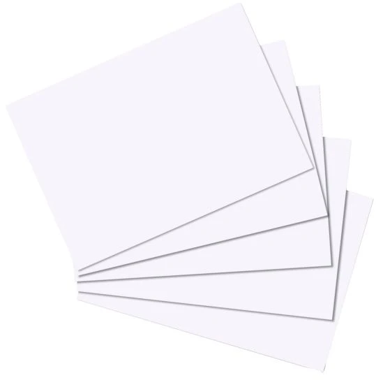 Herlitz Indeksinė kortelė A6 lygi balta pakuotė 100 vnt.