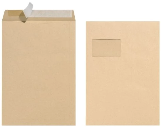 „Herlitz 10900769“ vokas C4 (229 x 324 mm) rudas 10 vnt.
